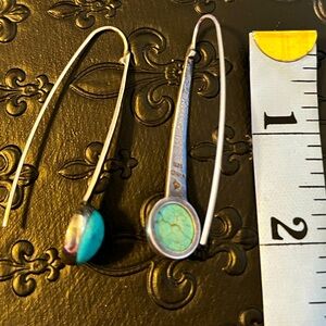 Silpada Sterling Turquoise Threader Earrings